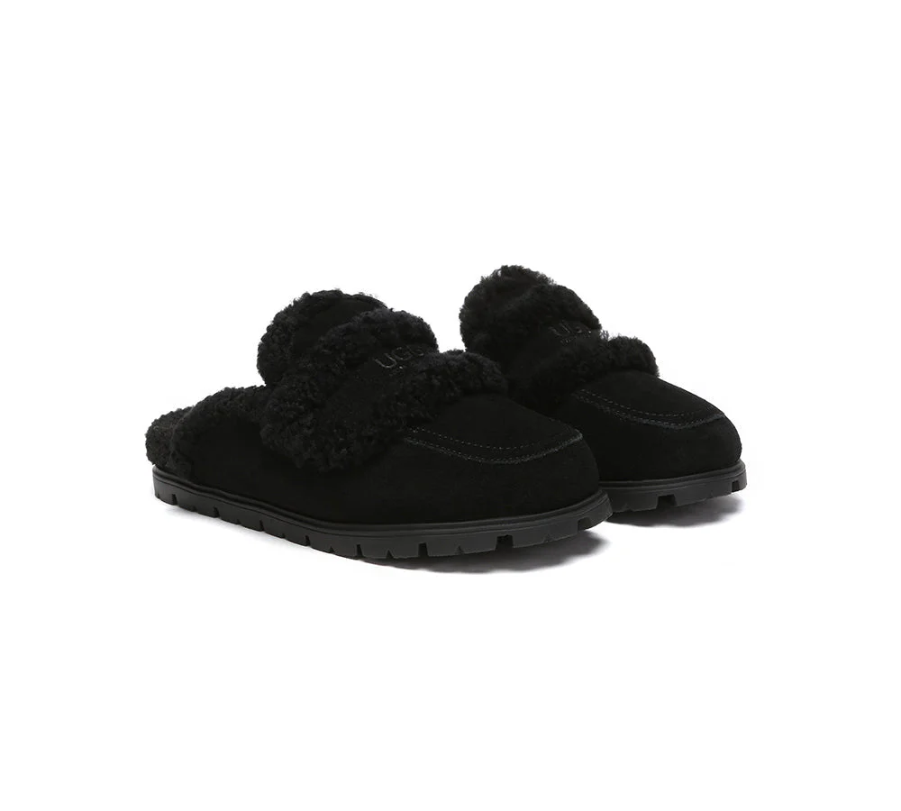 AUSTRALIAN SHEPHERD® UGG Women Sheepskin Wool Shearling Lined Slippers Remi - Image 8