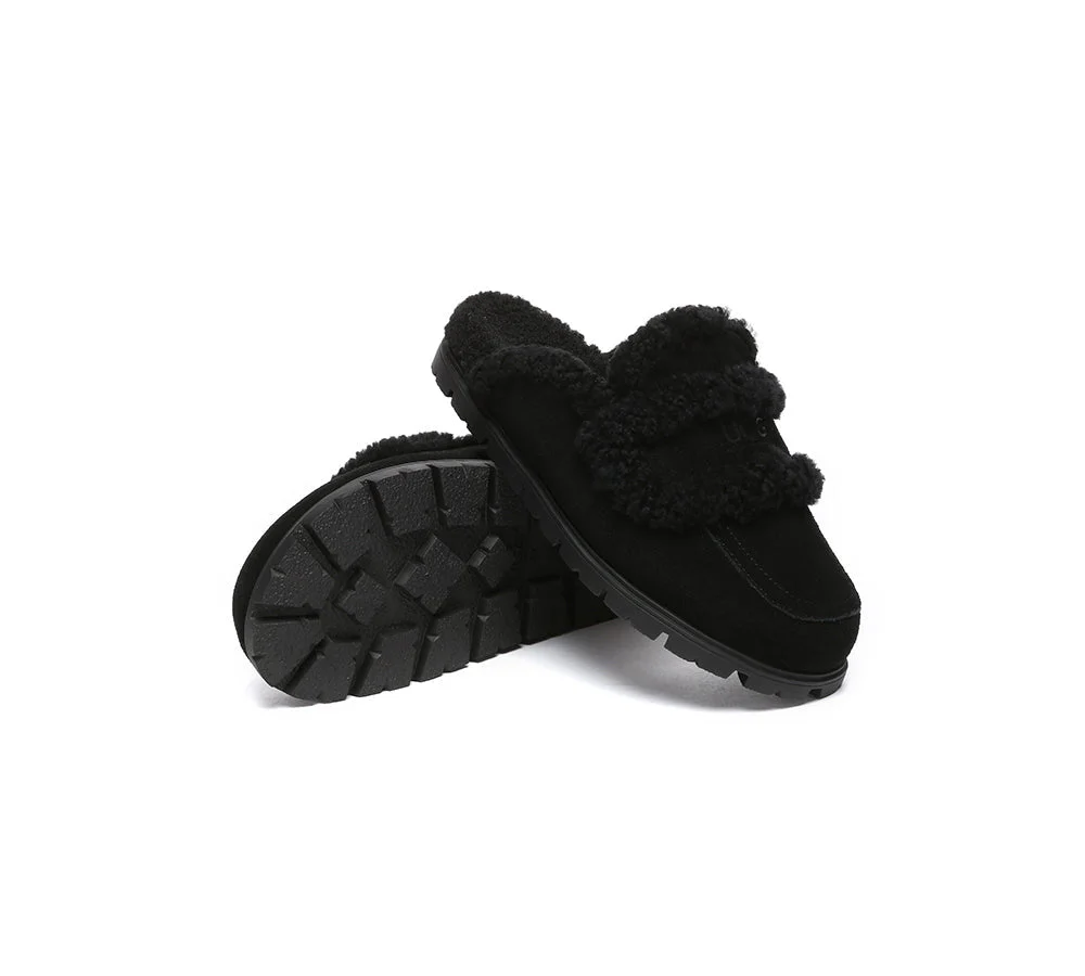 AUSTRALIAN SHEPHERD® UGG Women Sheepskin Wool Shearling Lined Slippers Remi - Image 9