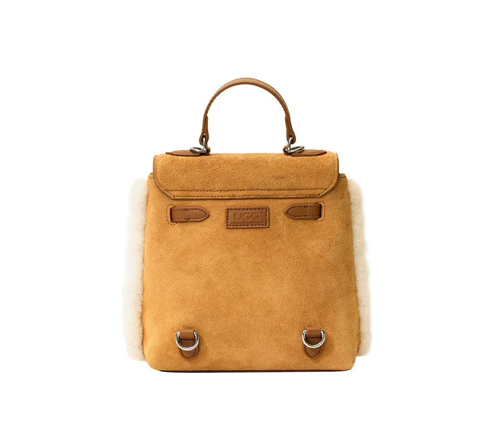 AUSTRALIAN SHEPHERD® Women Fluffy Wool Adjustable Strap Over Shoulder Kenny Bag - Image 5