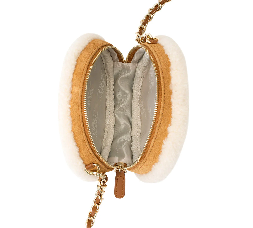 AUSTRALIAN SHEPHERD® Women Fluffy Wool Over Shoulder Ovelle Bag - Image 7