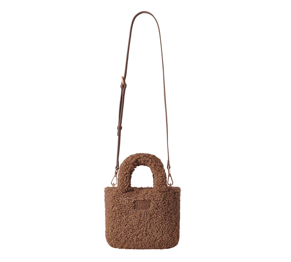 AUSTRALIAN SHEPHERD® Women Hand Over Shoulder Fluffy Boucle Bag - Image 16