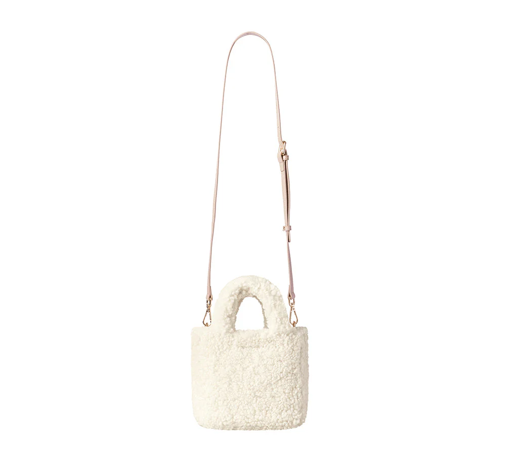 AUSTRALIAN SHEPHERD® Women Hand Over Shoulder Fluffy Boucle Bag - Image 9
