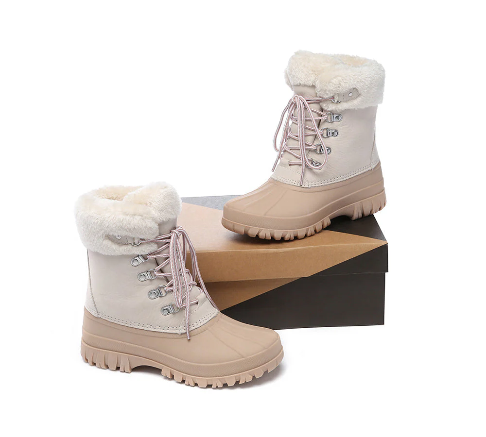 AUSTRALIAN SHEPHERD® Women Lace Up Chunky Snow Boots Natalia - Image 10