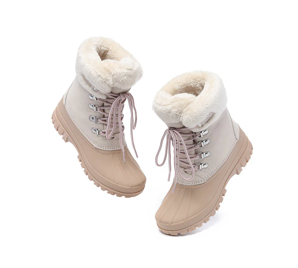 AUSTRALIAN SHEPHERD® Women Lace Up Chunky Snow Boots Natalia - Image 11