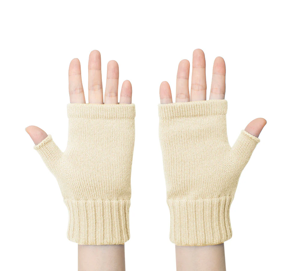 AUSTRALIAN SHEPHERD® Wool Cashmere Blend Fingerless Gloves Palra - Image 11
