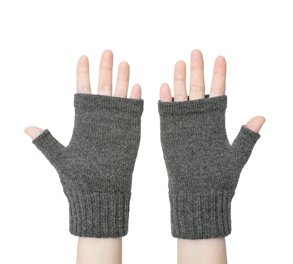 AUSTRALIAN SHEPHERD® Wool Cashmere Blend Fingerless Gloves Palra - Image 23