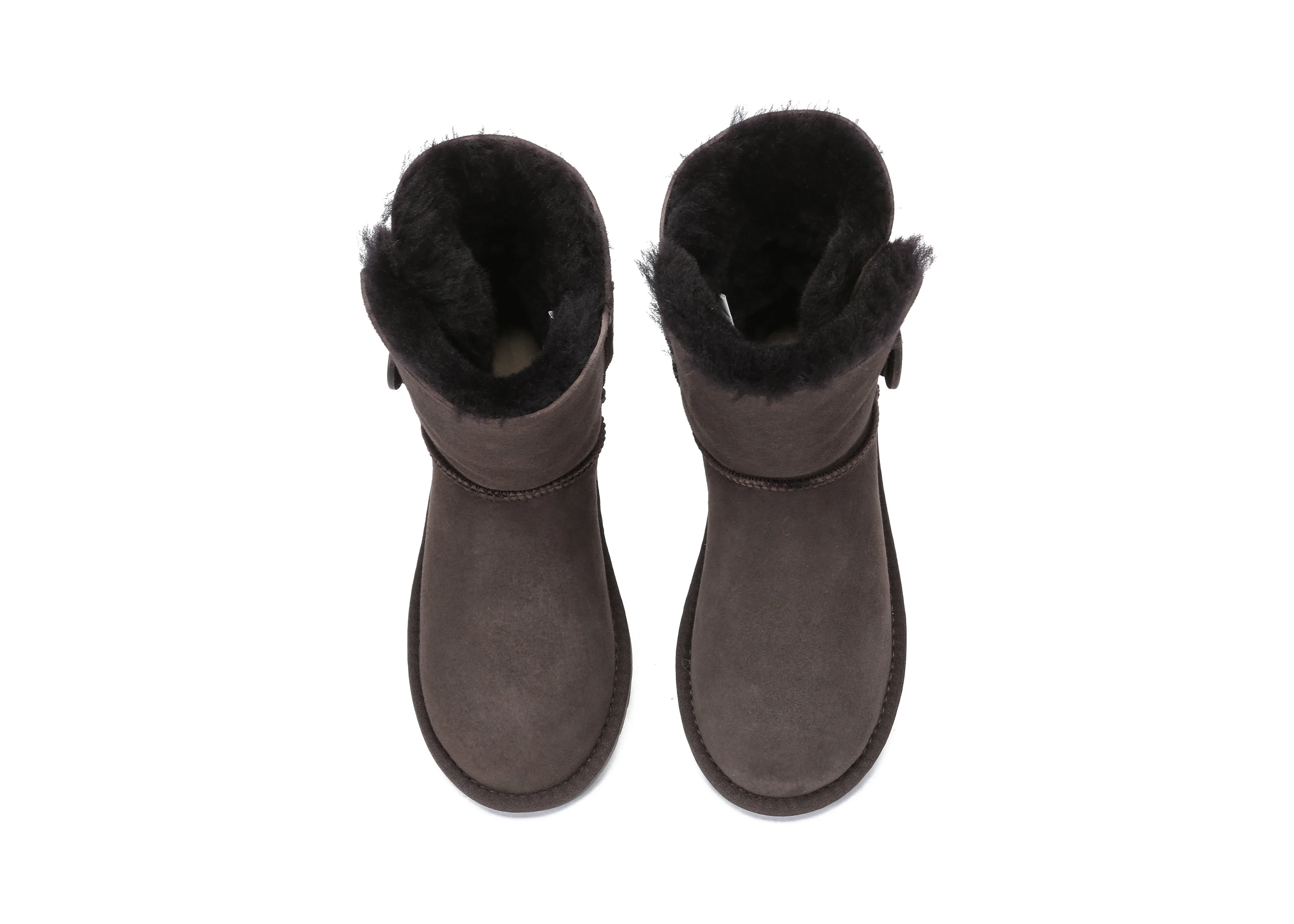 UGG Boots Double Face Sheepskin Short Button - Image 12