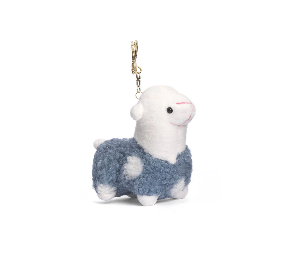Cute Plush Alpaca Keyring - Image 11