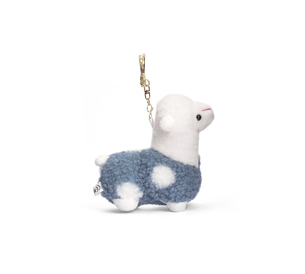 Cute Plush Alpaca Keyring - Image 12