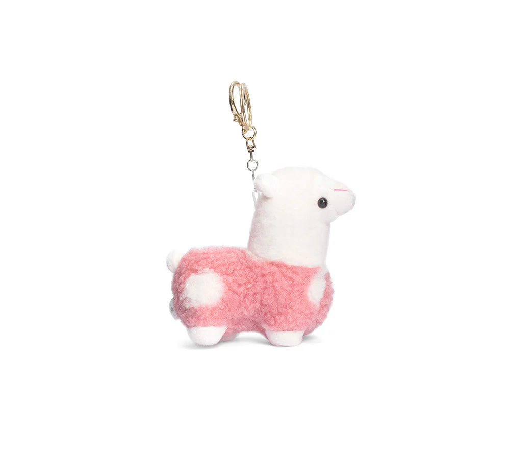 Cute Plush Alpaca Keyring - Image 19