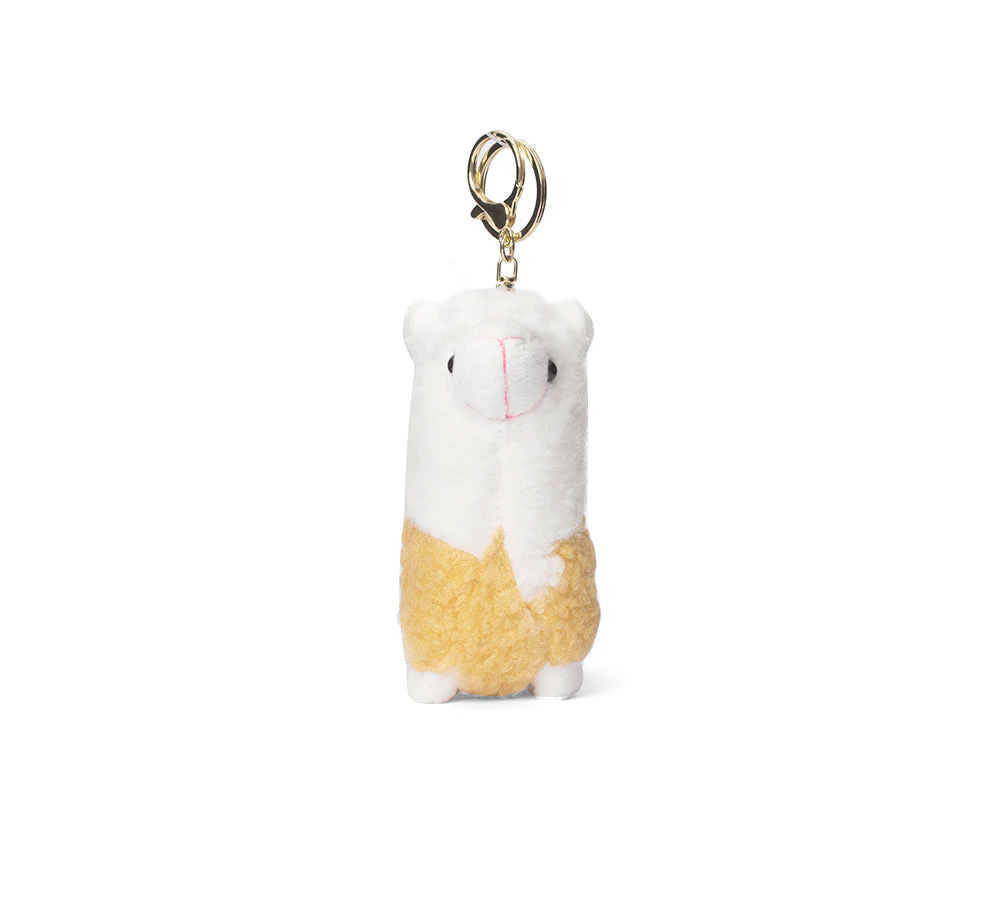 Cute Plush Alpaca Keyring - Image 6