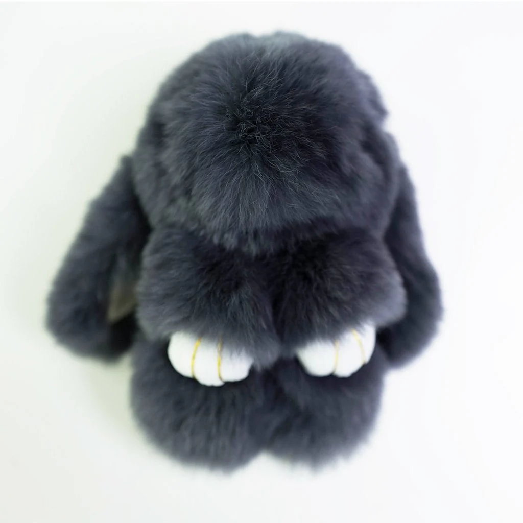 Cute Plush Bunny Keyrings - Image 4