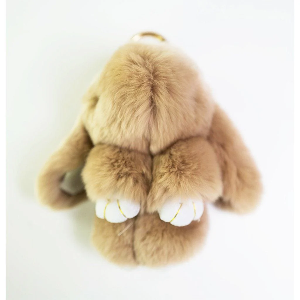 Cute Plush Bunny Keyrings - Image 5