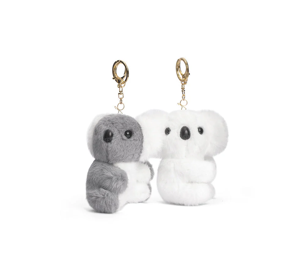 Cute Plush Koala Keyring - Image 2