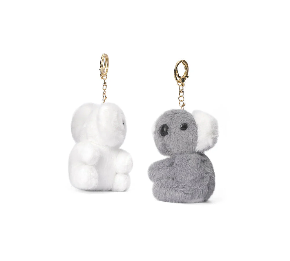 Cute Plush Koala Keyring - Image 3