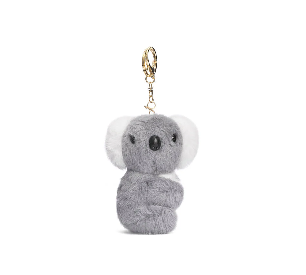 Cute Plush Koala Keyring - Image 4
