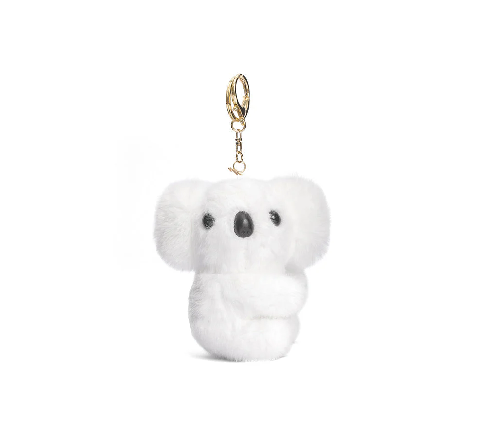Cute Plush Koala Keyring - Image 9