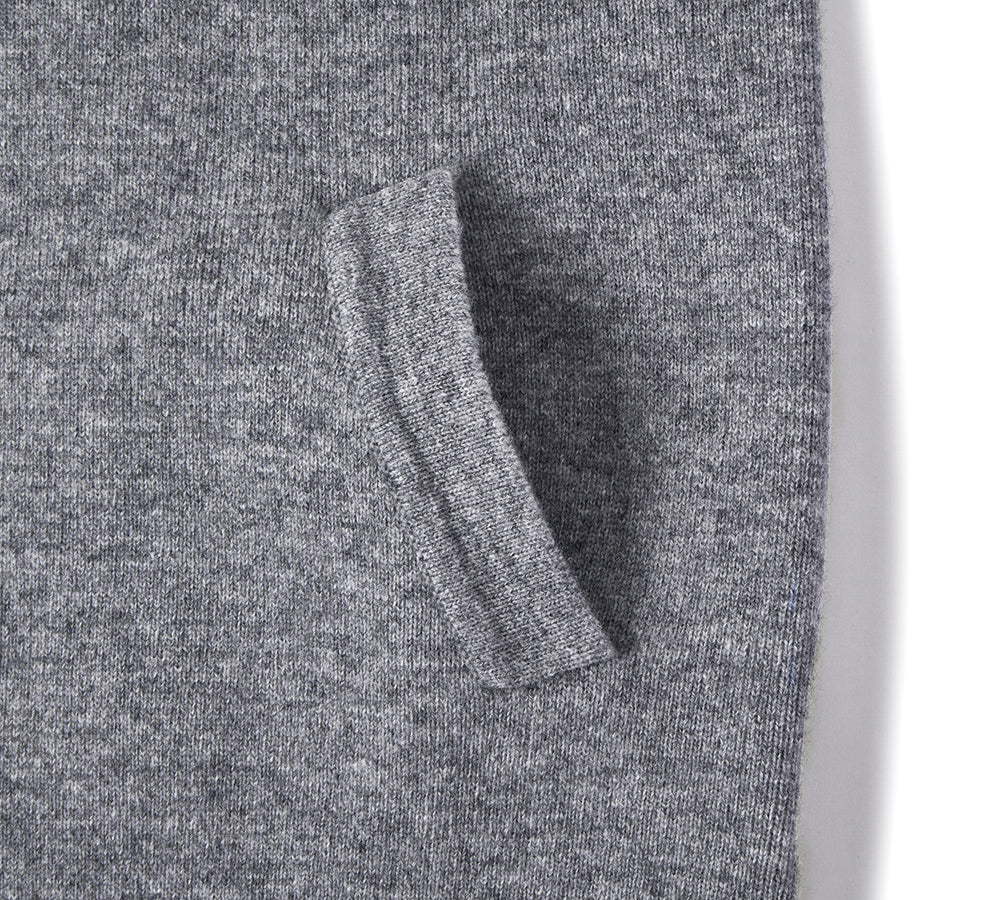 EVERAU® 100% Wool Cardigan Knitwear Zip Hoodie Tanno - Image 13