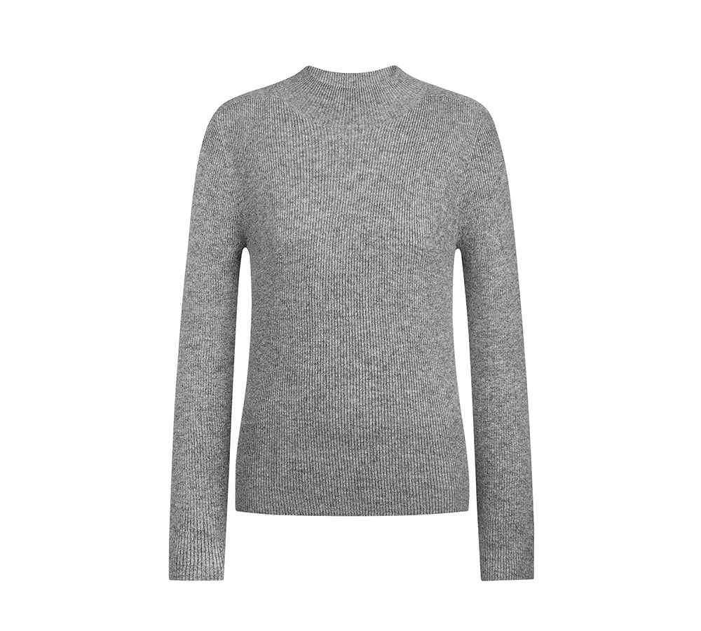 EVERAU® 100% Wool Knitwear Sweater Roya - Image 5
