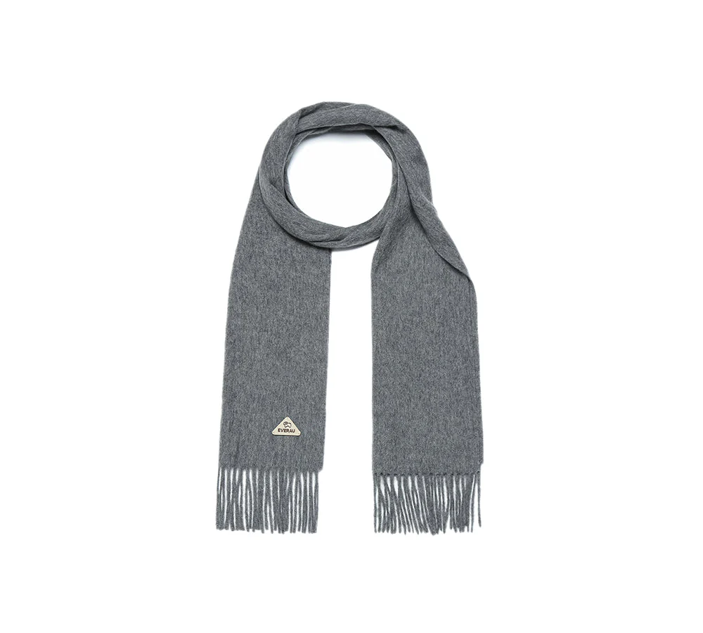 EVERAU® 100% Wool Plain Scarf Eva - Image 13