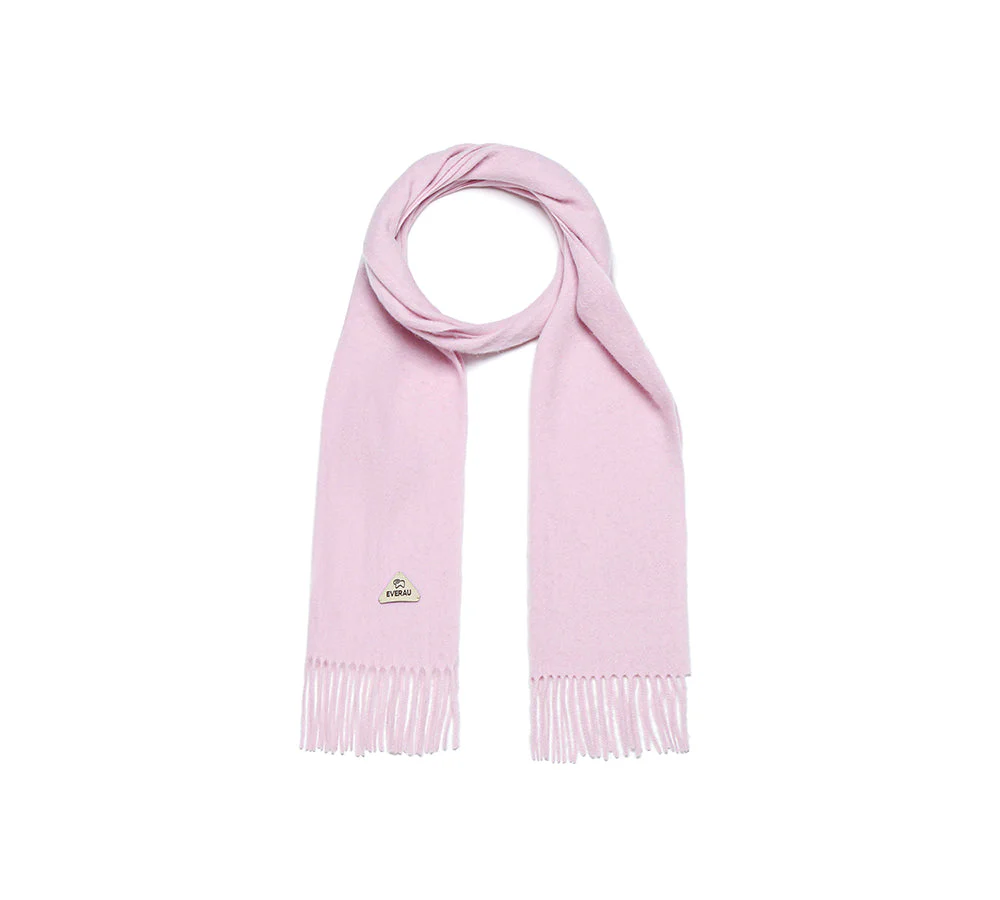 EVERAU® 100% Wool Plain Scarf Eva - Image 20