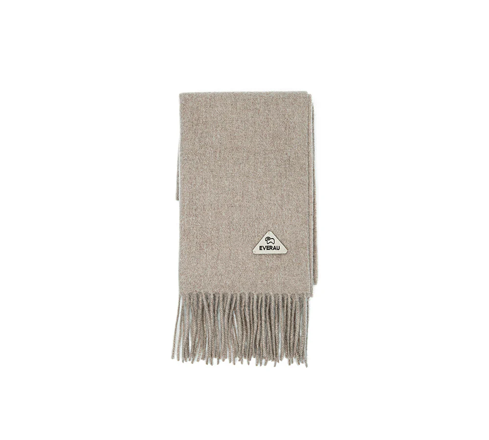 EVERAU® 100% Wool Plain Scarf Eva - Image 24