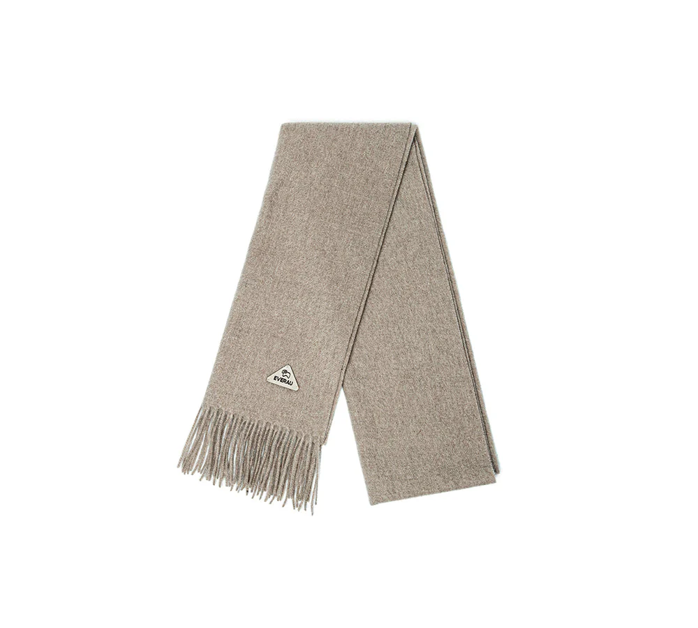 EVERAU® 100% Wool Plain Scarf Eva - Image 26