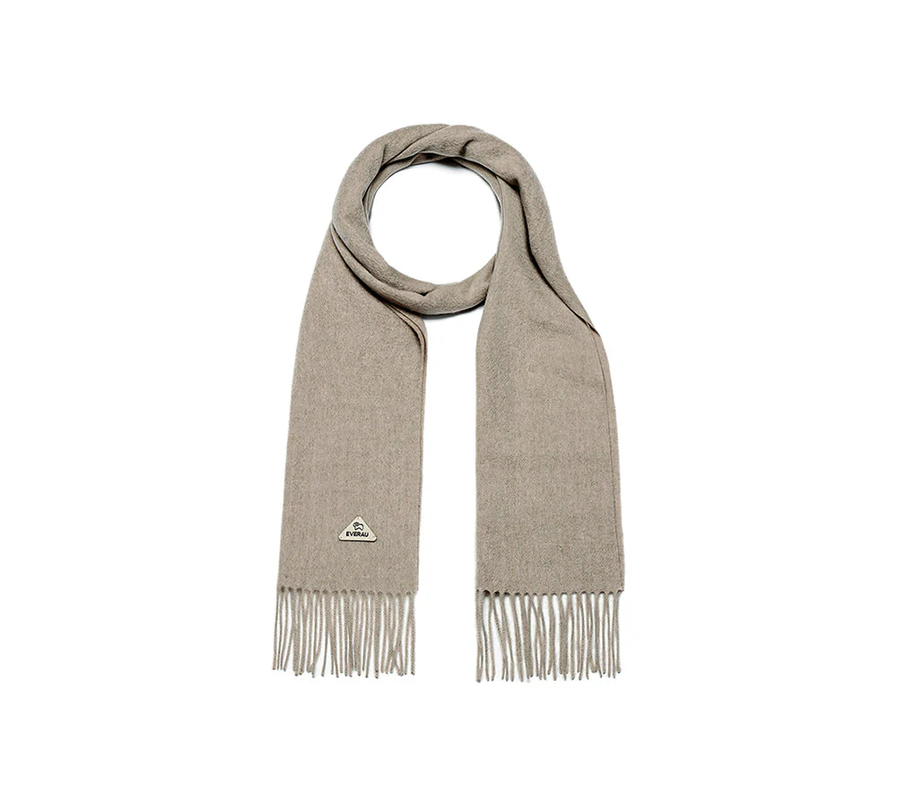 EVERAU® 100% Wool Plain Scarf Eva - Image 27