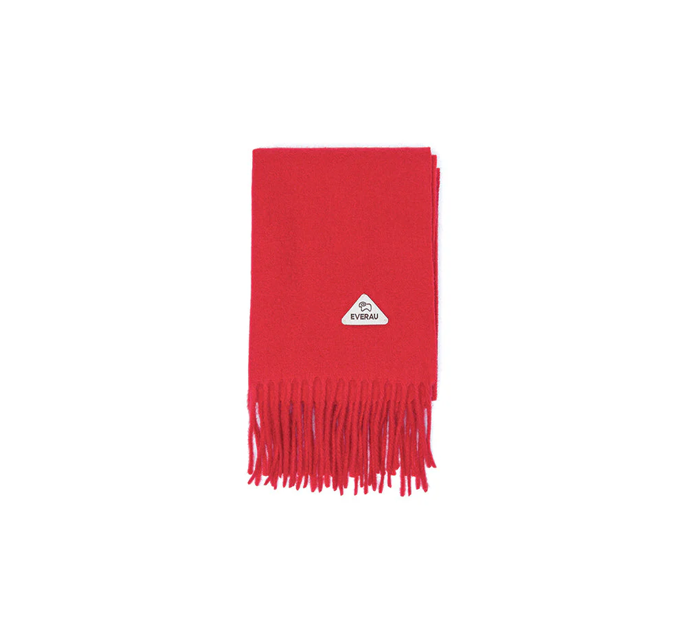 EVERAU® 100% Wool Plain Scarf Eva - Image 32
