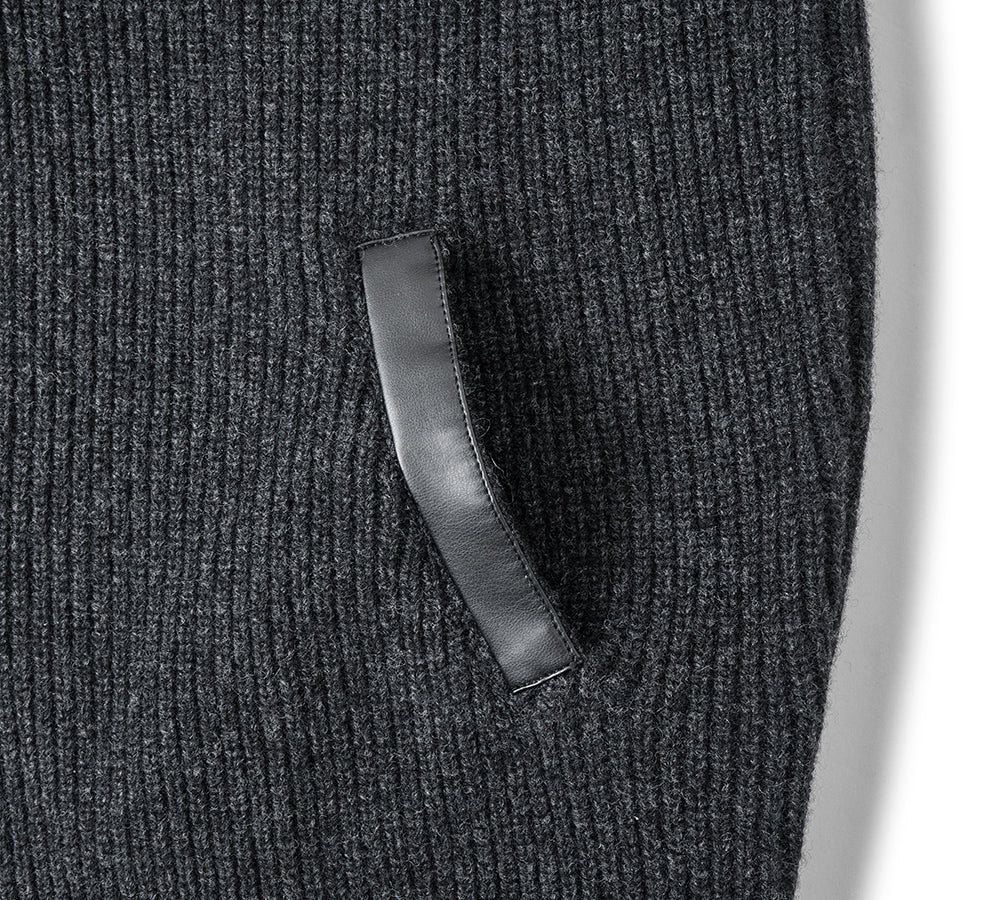 EVERAU® 100% Wool Zip Jacket Canver - Image 12
