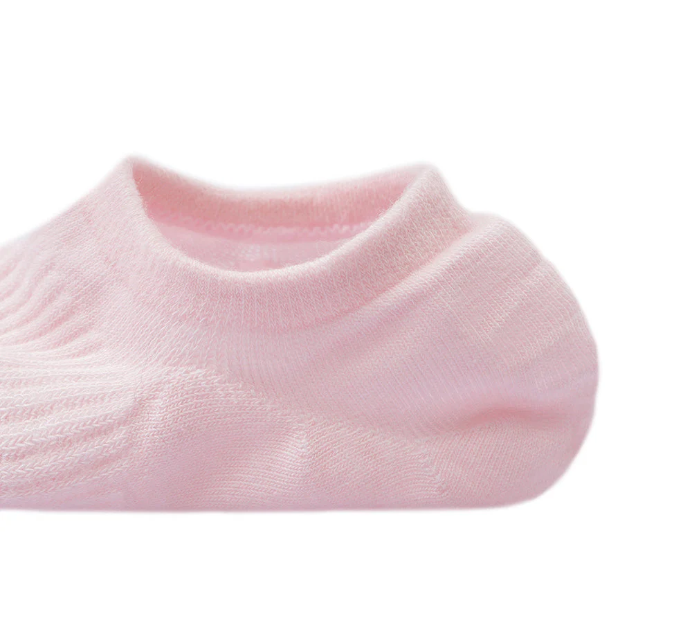 EVERAU® Cotton Ankle Shallow Mouth Fleura Socks One Pair - Image 13