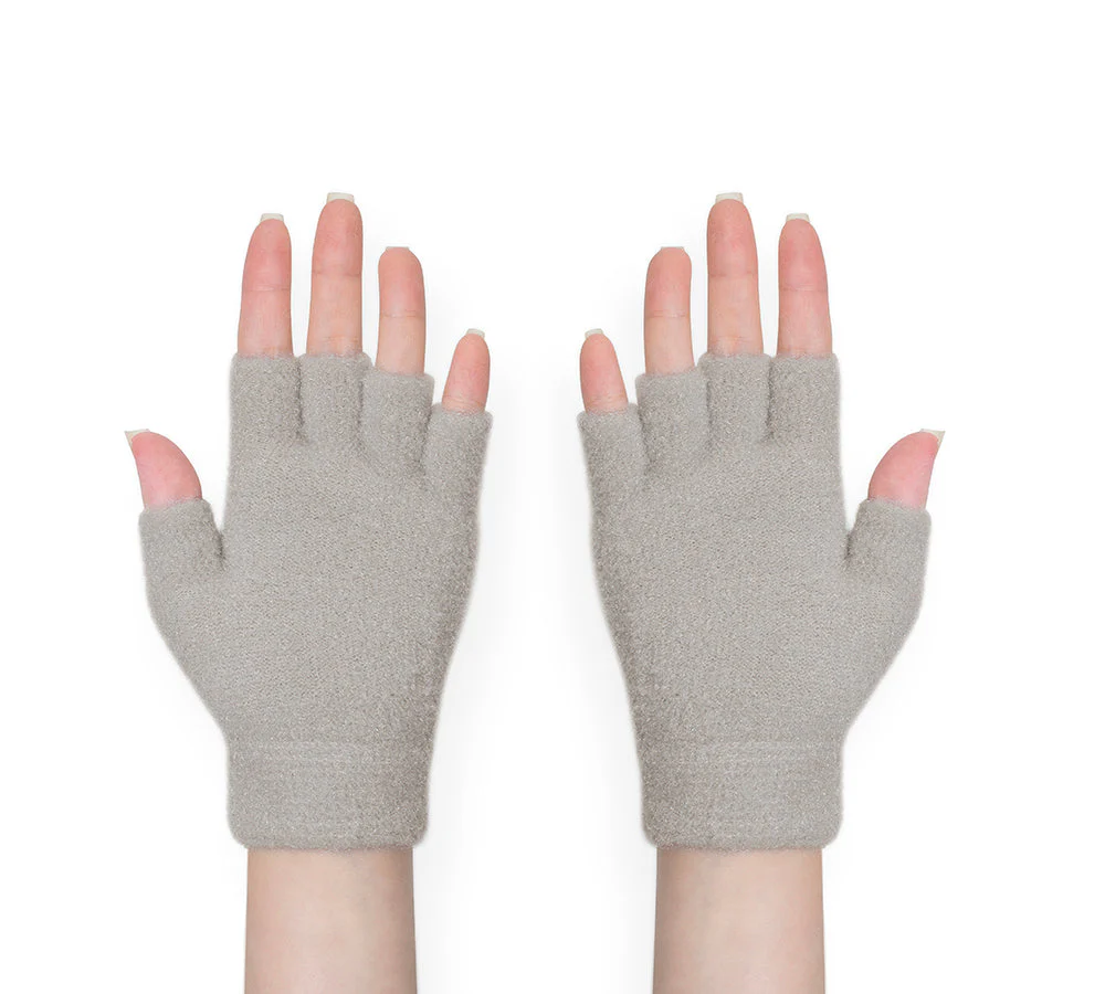 EVERAU® Fingerless Ultra Plush Knit Bearling Gloves - Image 8