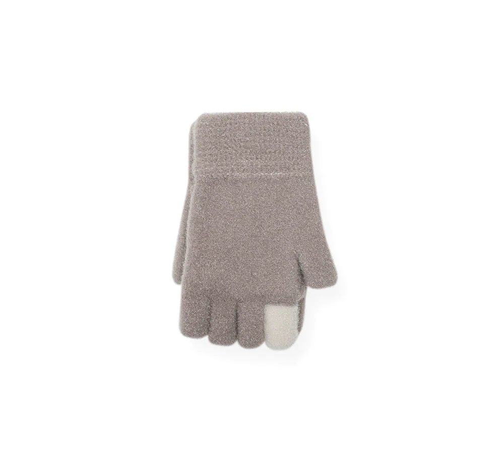EVERAU® Fingerless Ultra Plush Knit Ewe Gloves - Image 12
