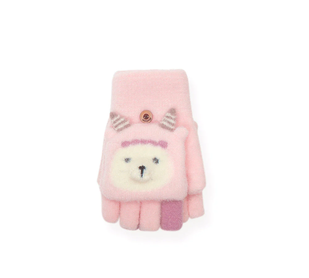EVERAU® Fingerless Ultra Plush Knit Ewe Gloves - Image 19