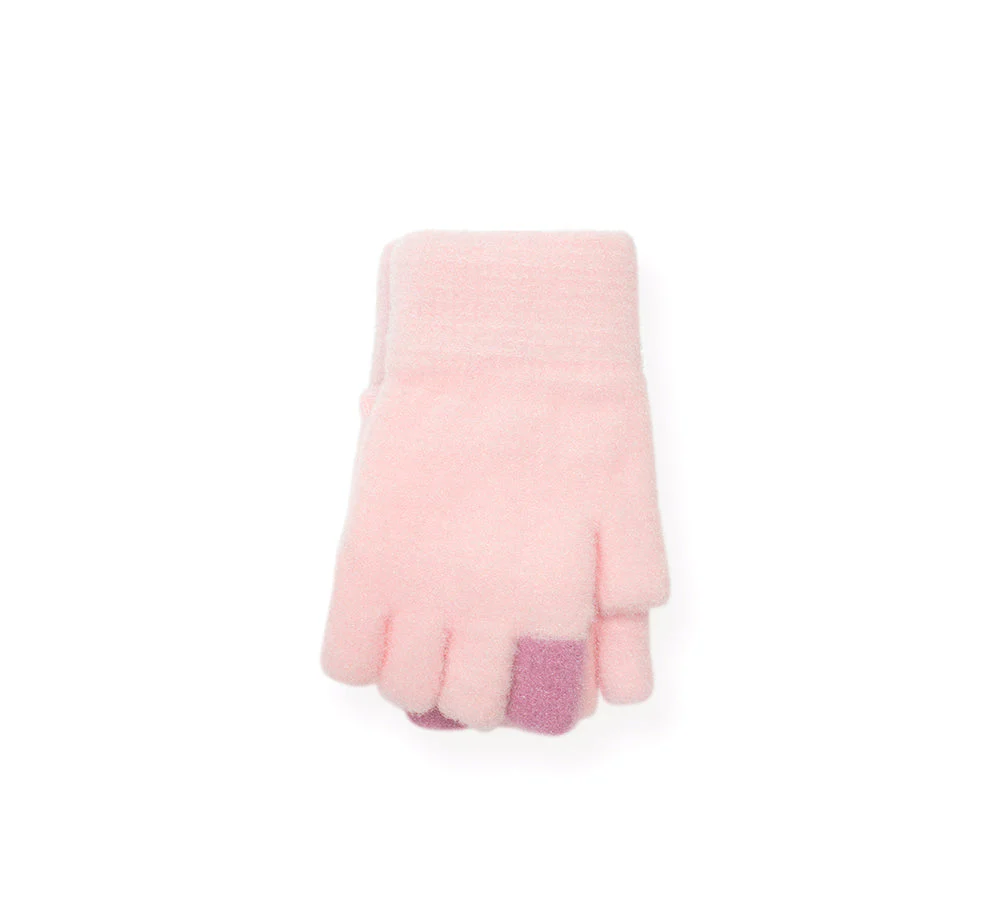 EVERAU® Fingerless Ultra Plush Knit Ewe Gloves - Image 20