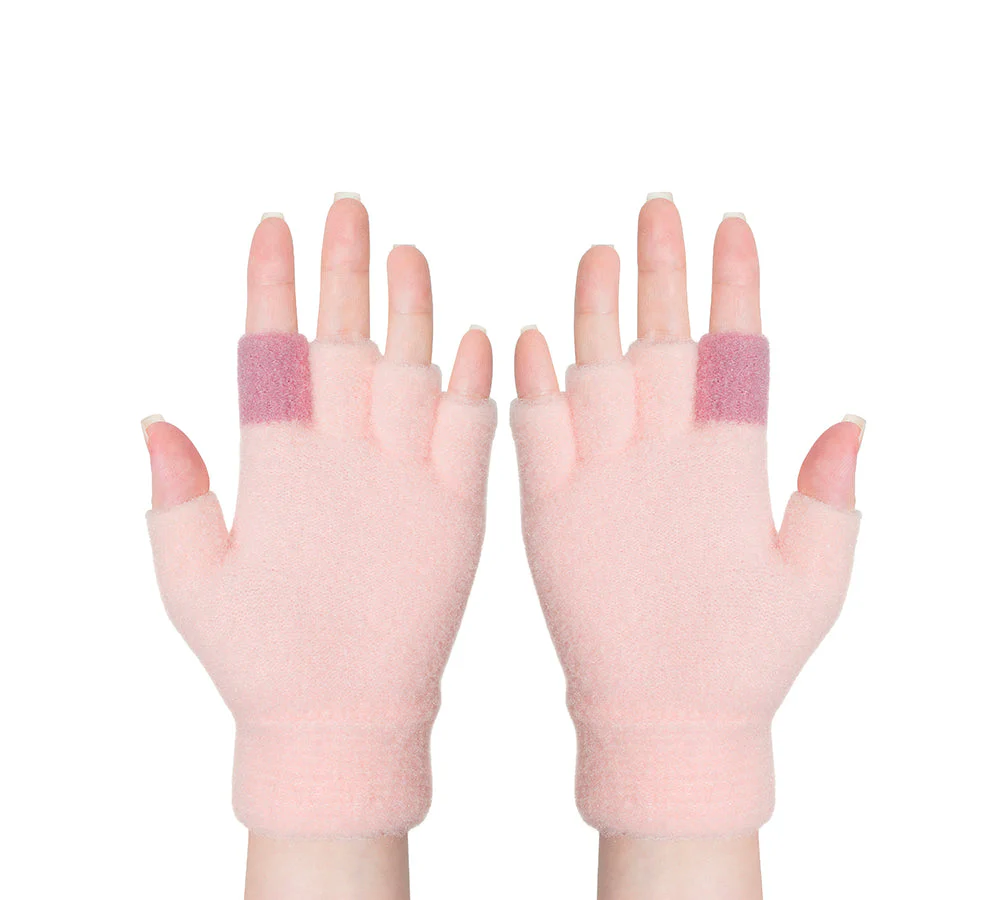 EVERAU® Fingerless Ultra Plush Knit Ewe Gloves - Image 23