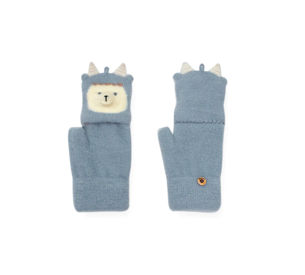 EVERAU® Fingerless Ultra Plush Knit Ewe Gloves - Image 28