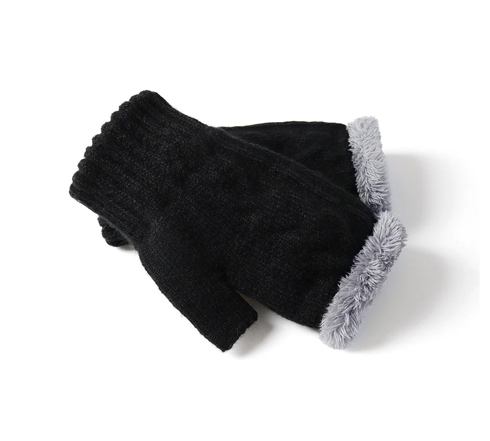 EVERAU® Fingerless Ultra Plush Knit Gloves - Image 15