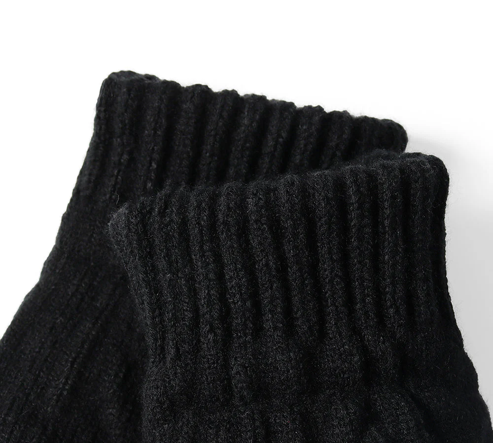 EVERAU® Fingerless Ultra Plush Knit Gloves - Image 16