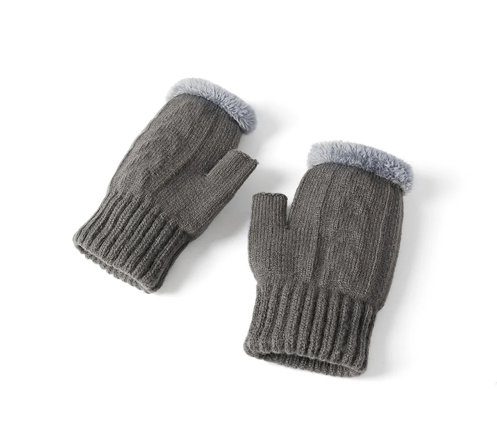 EVERAU® Fingerless Ultra Plush Knit Gloves - Image 20