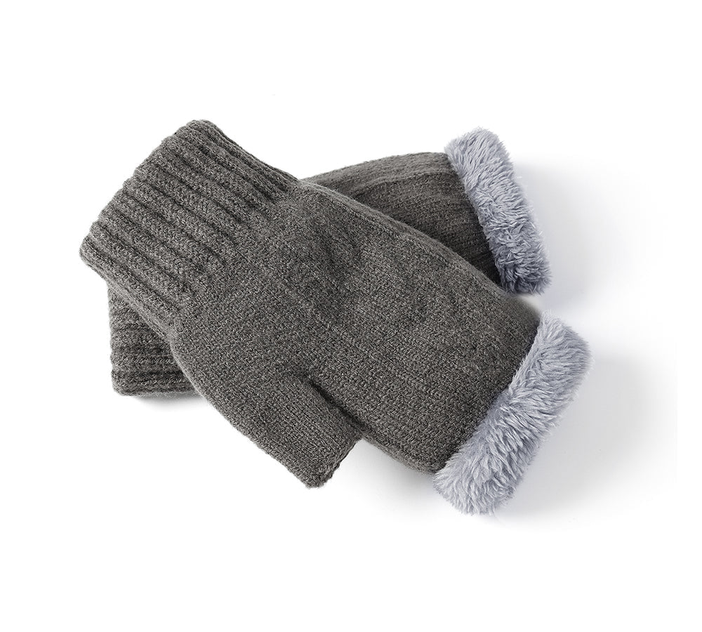 EVERAU® Fingerless Ultra Plush Knit Gloves - Image 21