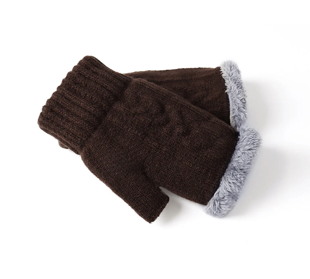 EVERAU® Fingerless Ultra Plush Knit Gloves - Image 27