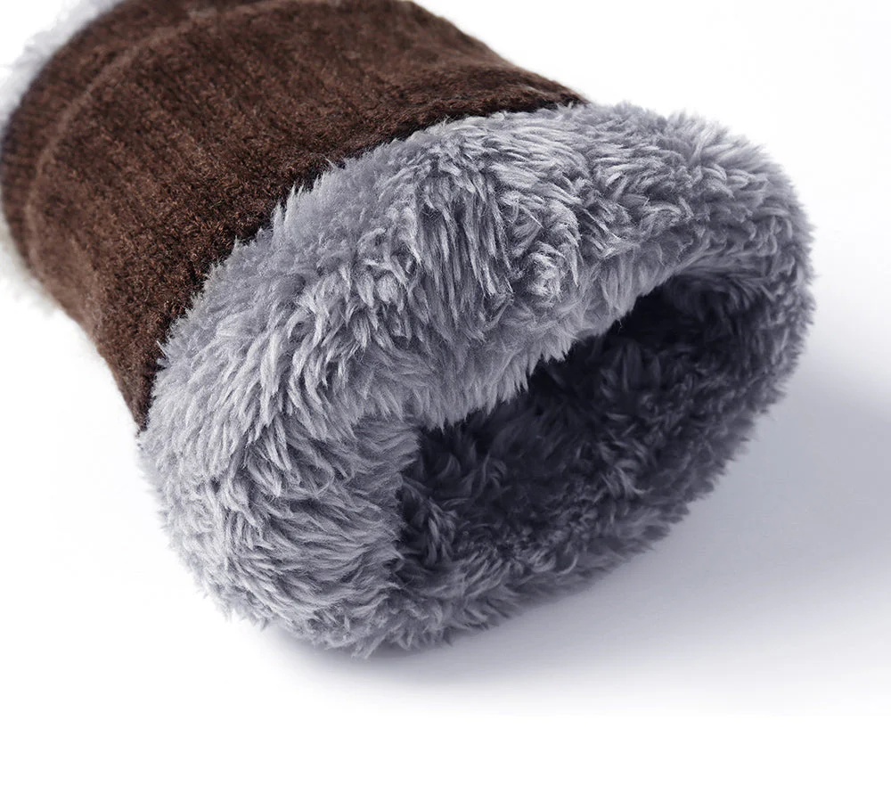 EVERAU® Fingerless Ultra Plush Knit Gloves - Image 29