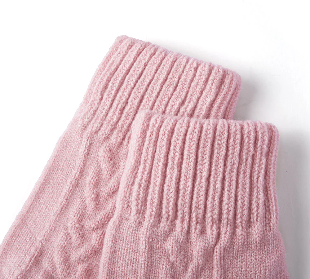 EVERAU® Fingerless Ultra Plush Knit Gloves - Image 40
