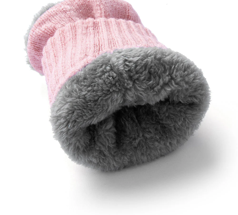 EVERAU® Fingerless Ultra Plush Knit Gloves - Image 41