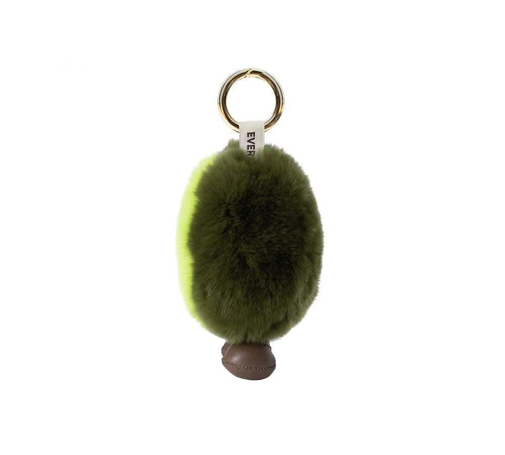 EVERAU® Fluffy Avocado Keyring - Image 3