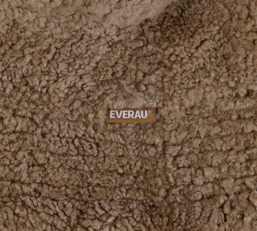 EVERAU® Fluffy Sheepskin Wool Bucket Hat Cloude - Image 6