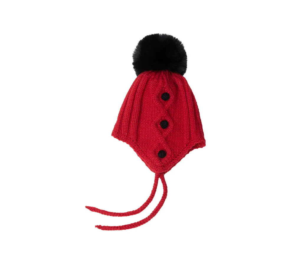 EVERAU® Kids Pom Pom Beanie and Scarf Gift Set Snell - Image 35