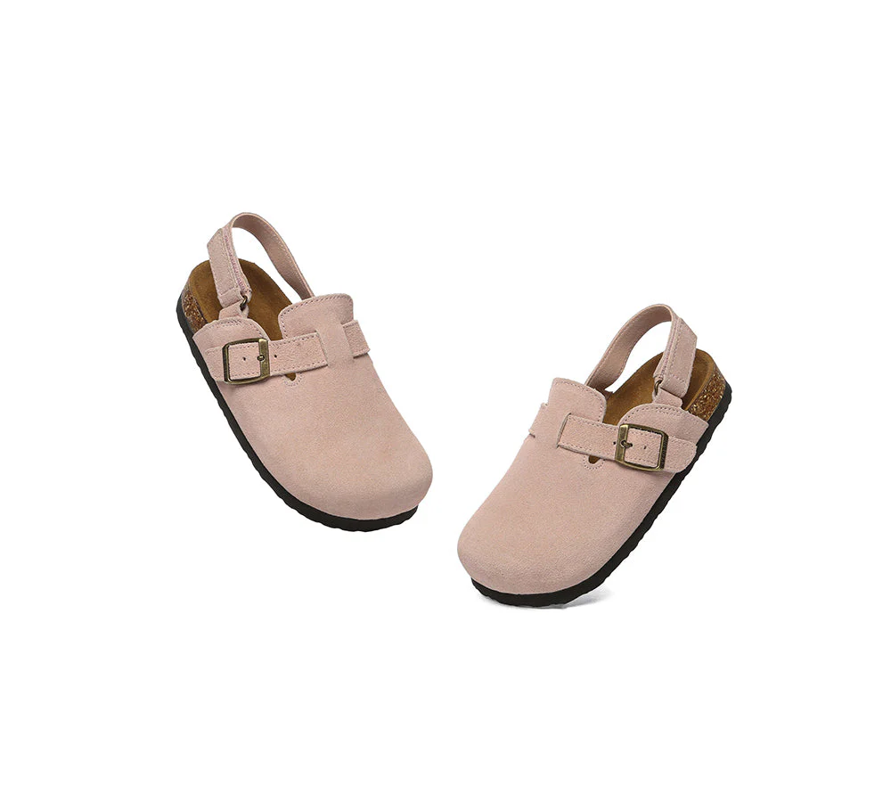 EVERAU® Kids Sandals Adjustable Buckle Straps Slingback Flat Clogs - Image 11