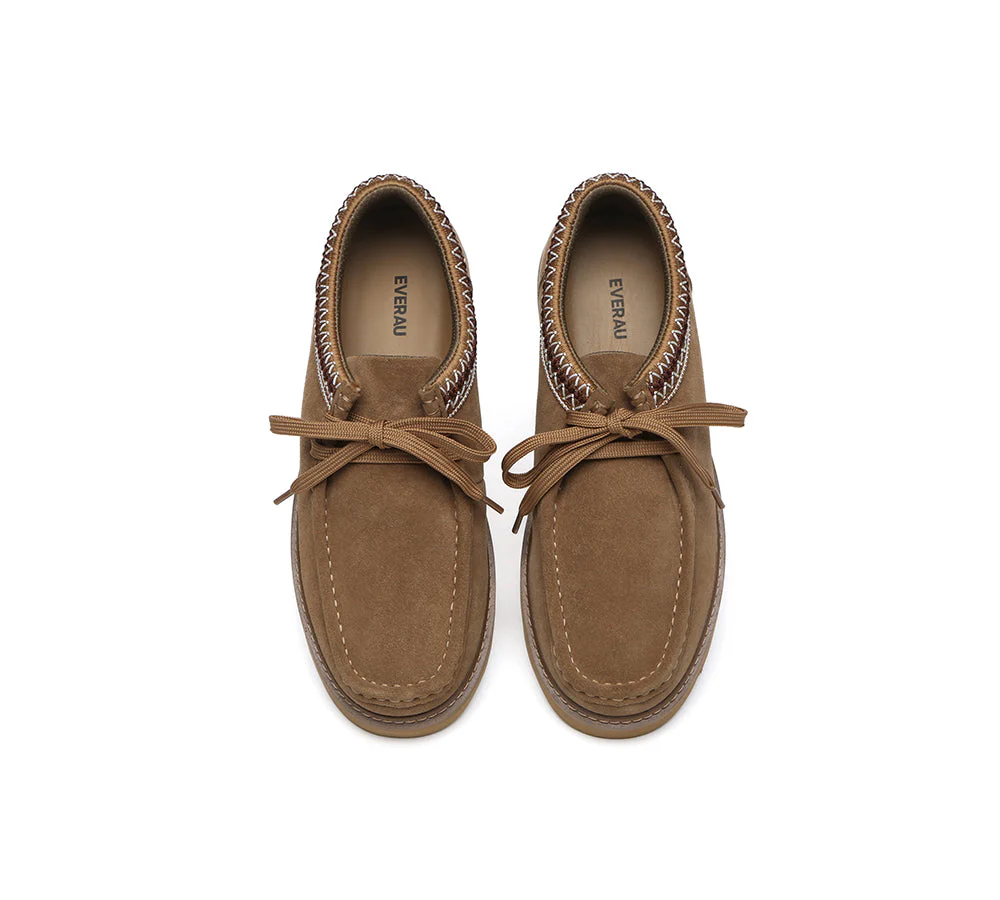 EVERAU® Men Leather Lace Up Casual Shoes Madison - Image 7